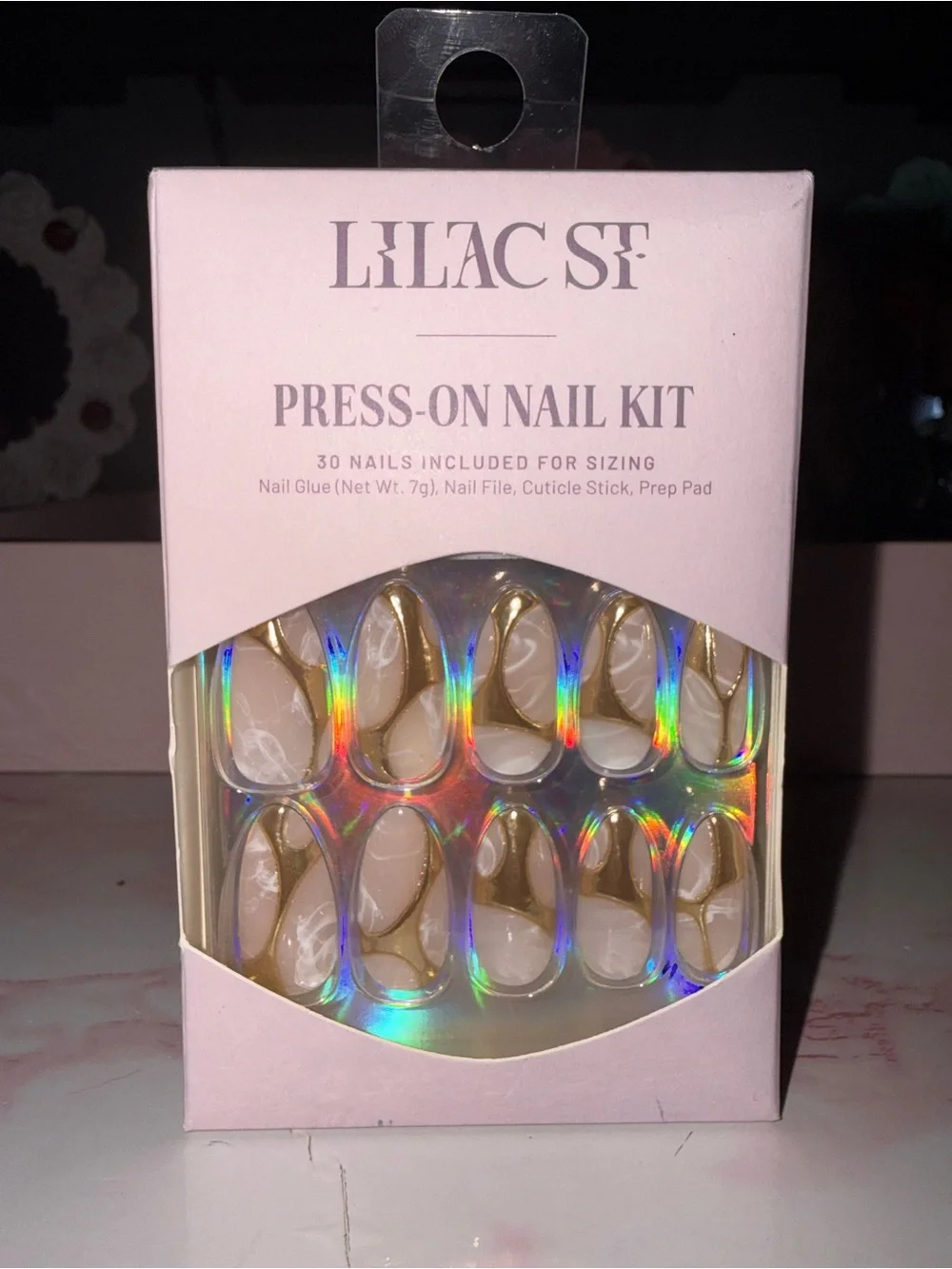 Lilac st press nail